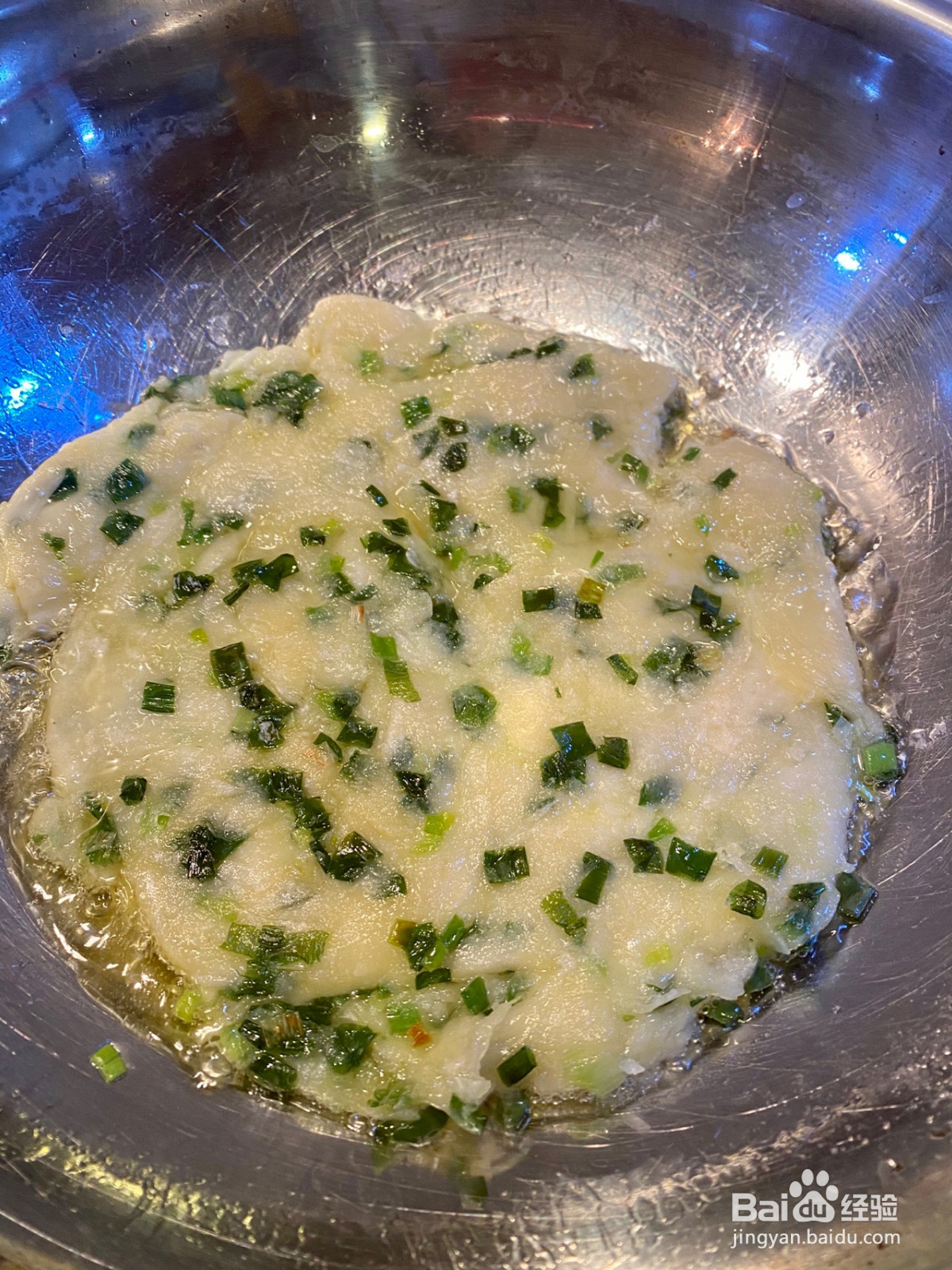 黄油馄饨皮葱油饼的做法