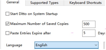 Ditto软件如何设置中文界面