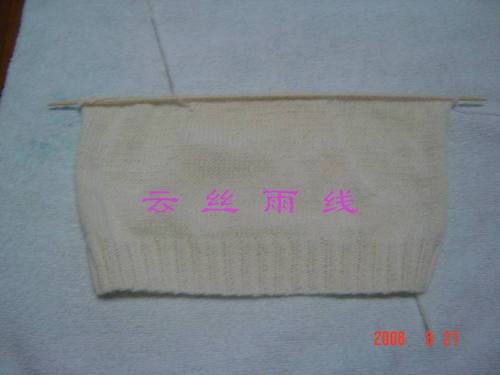 怎样用棒针编织“握手服”毛衣