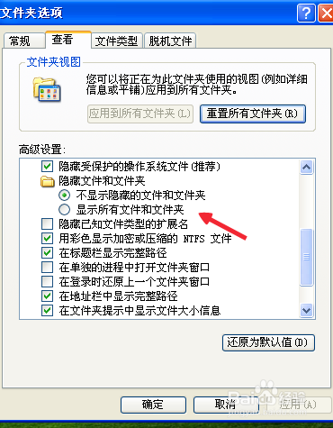 电脑怎么开启隐藏文件