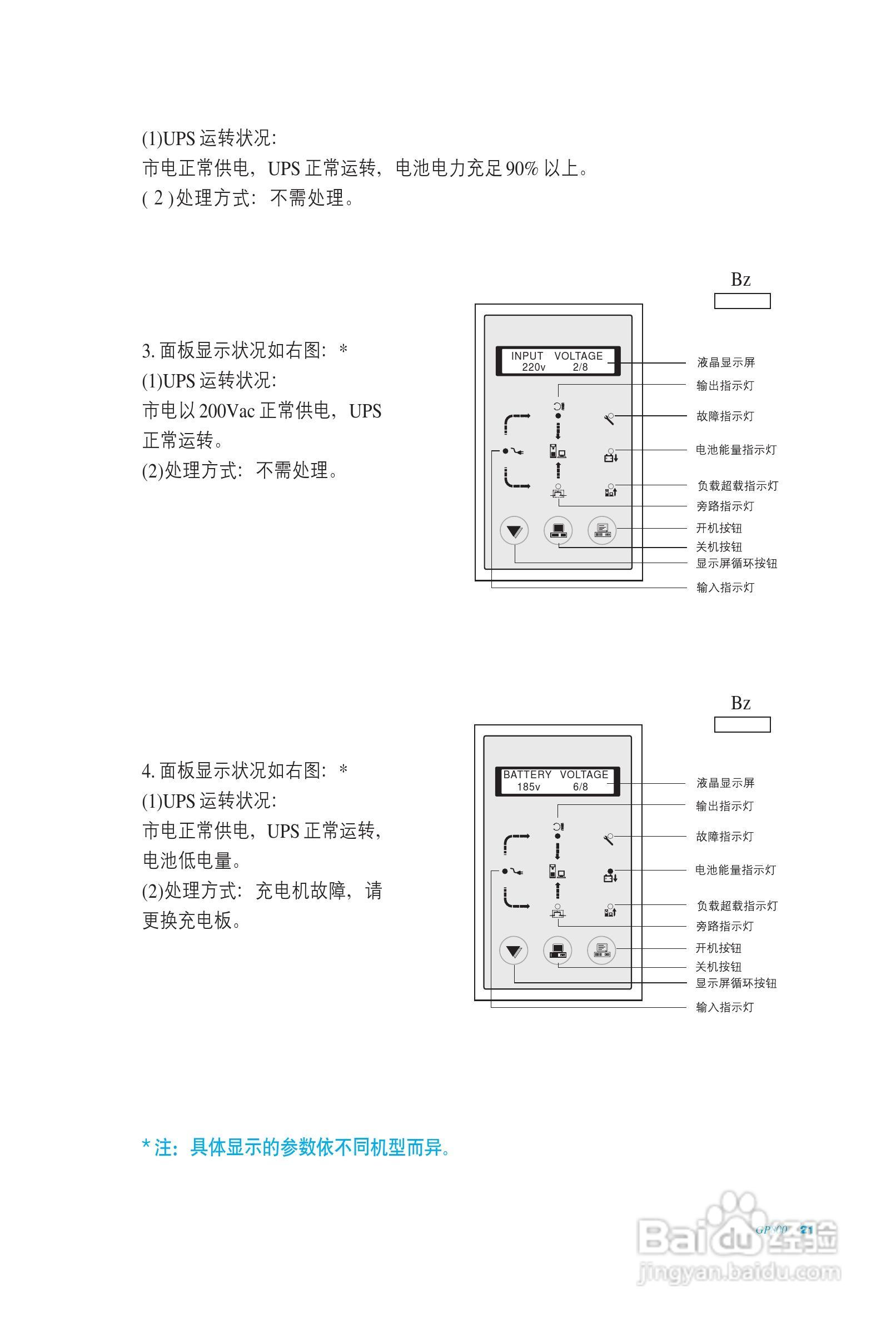 科士达GP800系列在线式不间断电源用户使用说明书:[3]