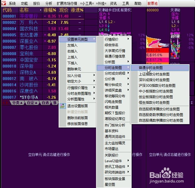 通达信定制版面的设计