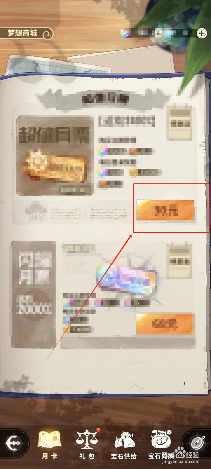 航海王：梦想时针怎样购买月票