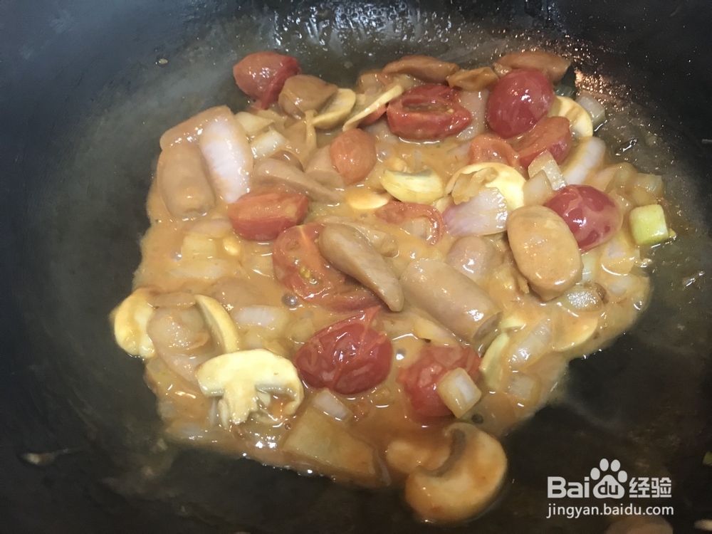 蔬果美食-芝士番茄意面