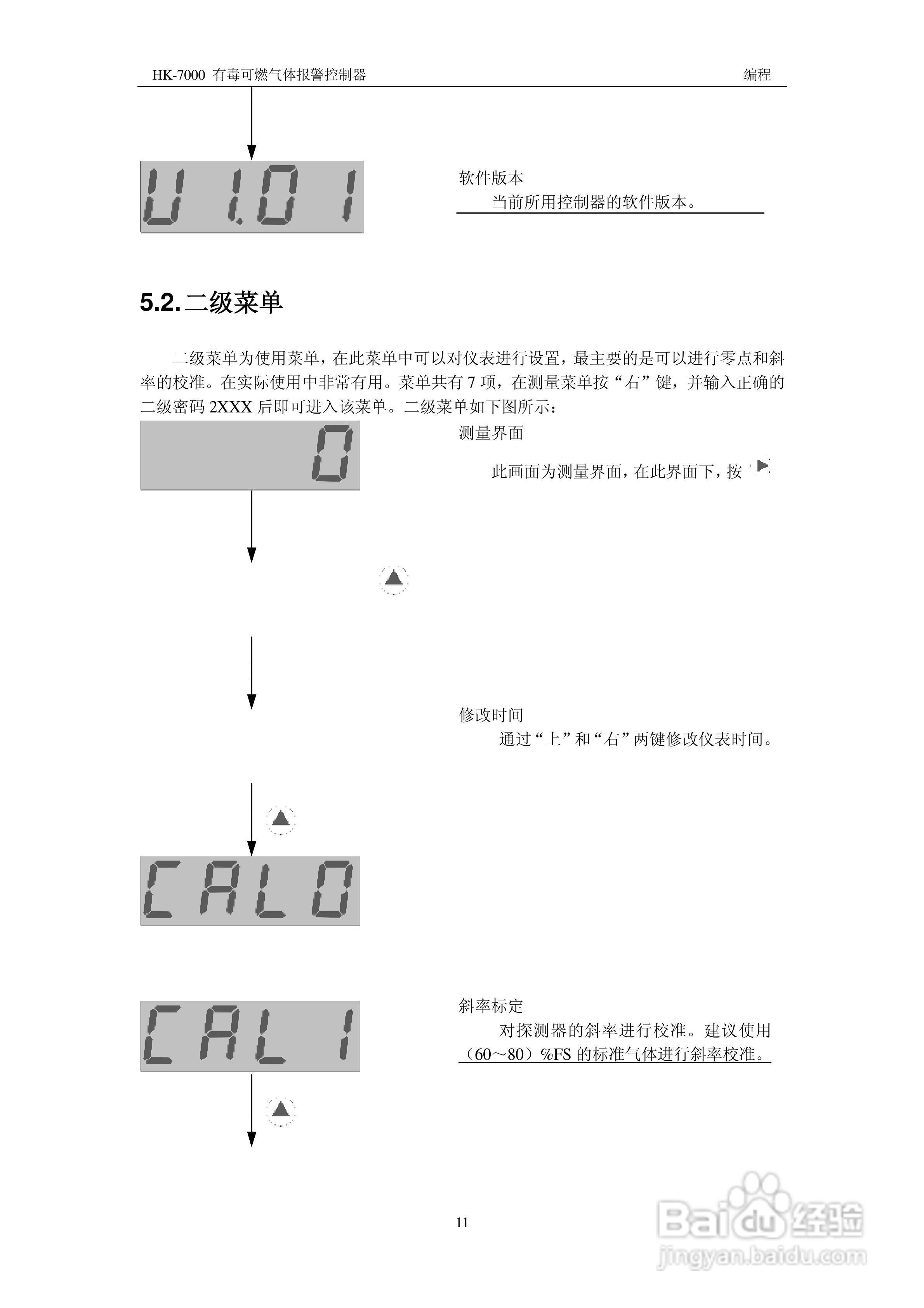 HK-7000有毒可燃气体报警控制器安装使用说明书:[2]