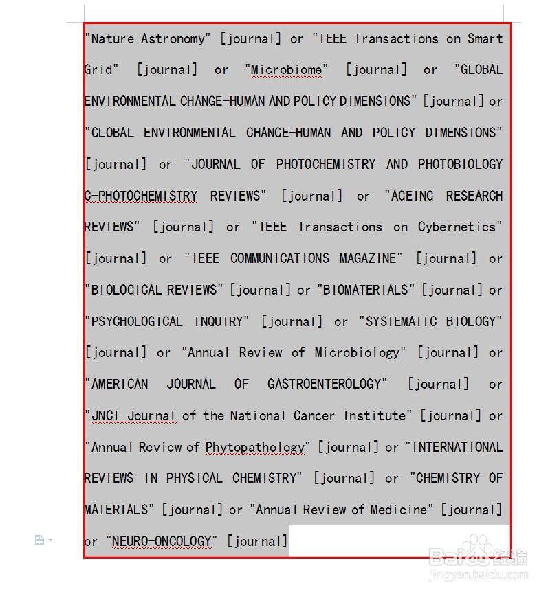 pubmed中设置影响因子筛选功能
