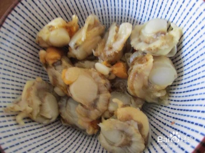 冻扇贝肉的家常做法