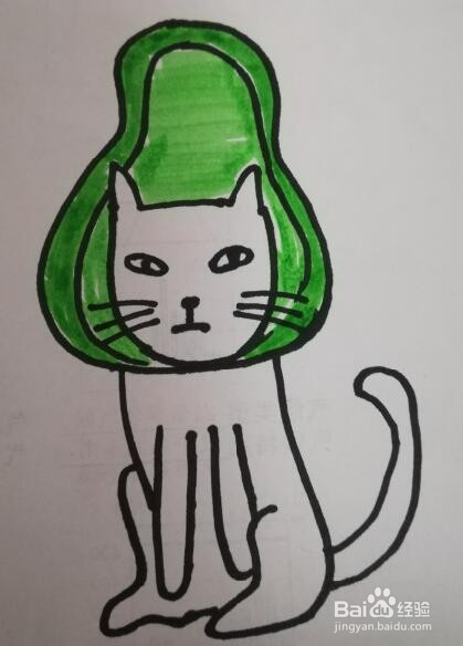 小猫的画法