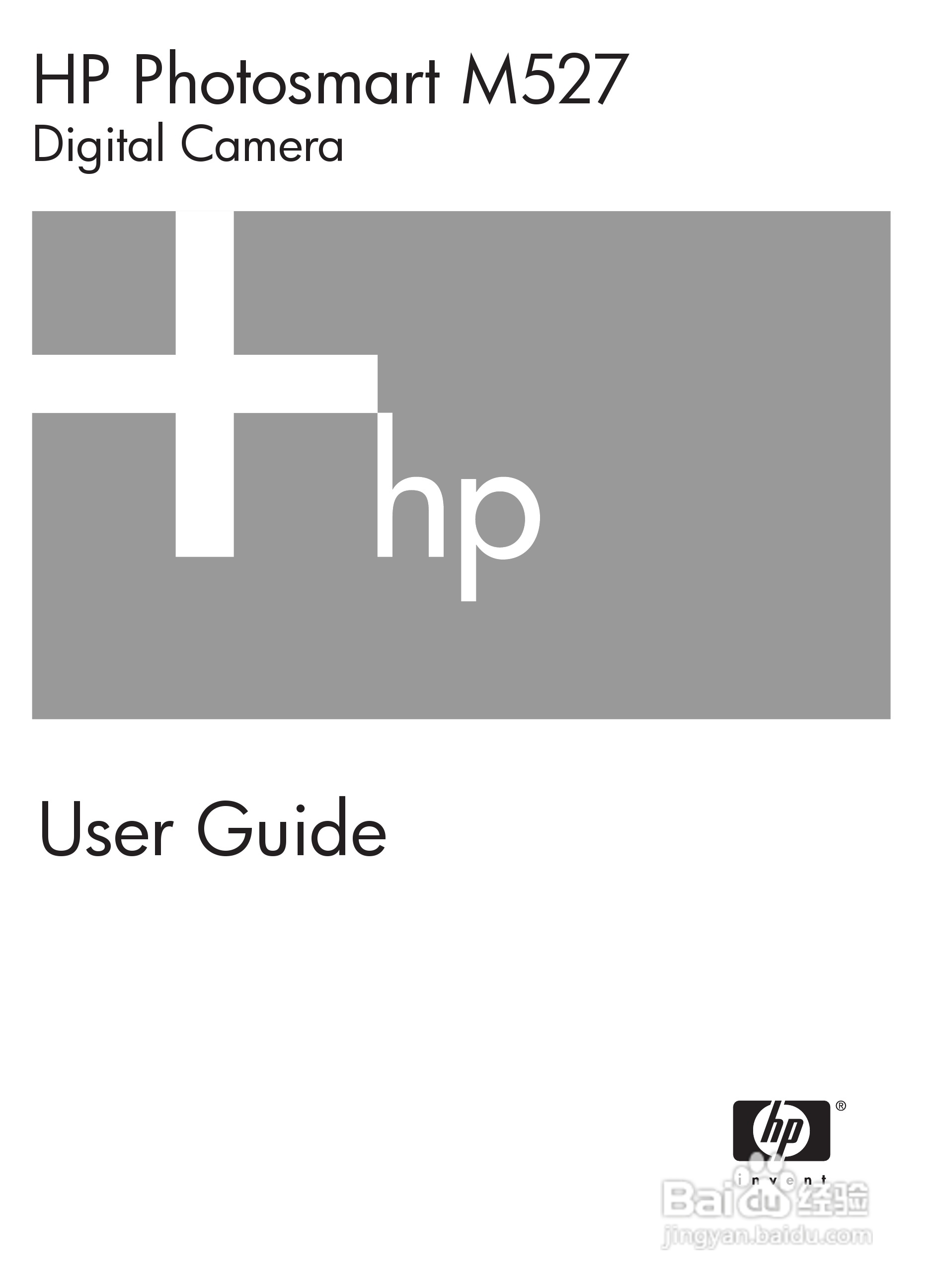 惠普Photosmart M527数码相机使用说明书:[1]