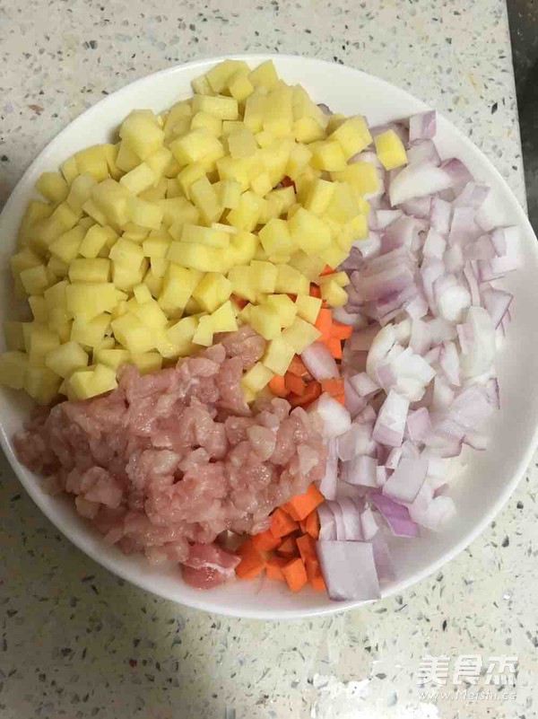 咖喱猪排饭的做法