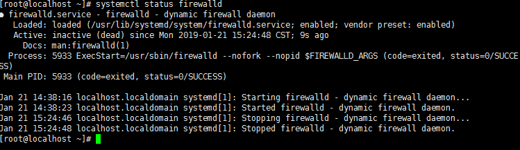 CentOS7将默认firewall防火墙改为iptables