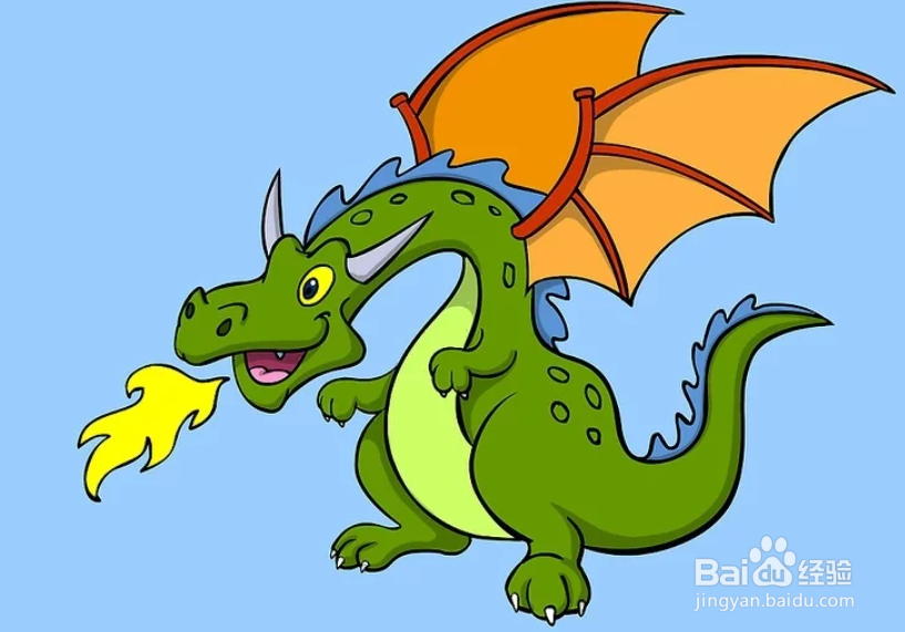 怎么画卡通形象的龙