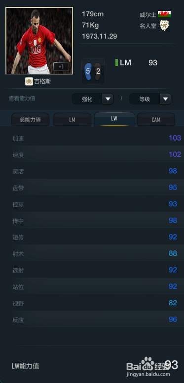 FIFA OL3新版曼彻斯特联球员推荐(主力下篇)