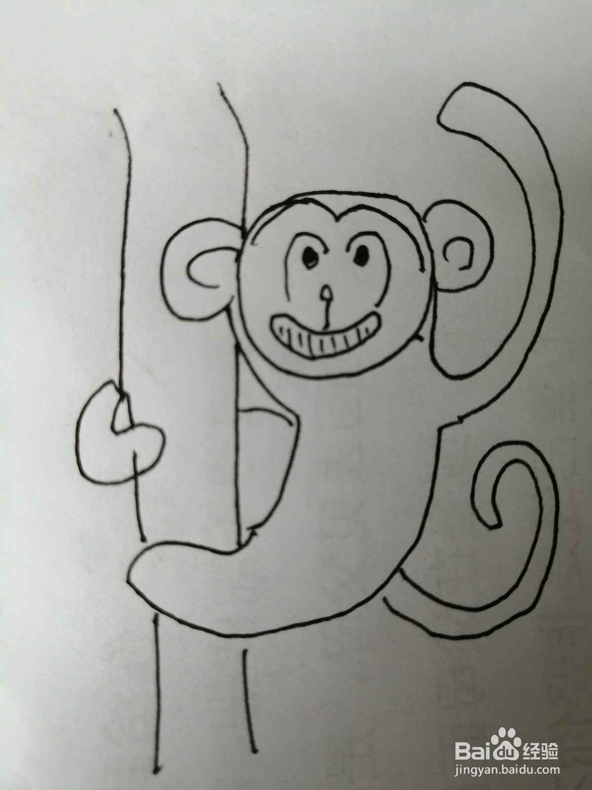 <b>爬树的小猴子怎么画</b>