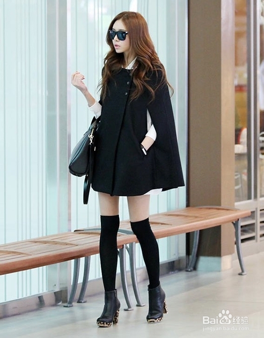 服装搭配之试车斗篷搭