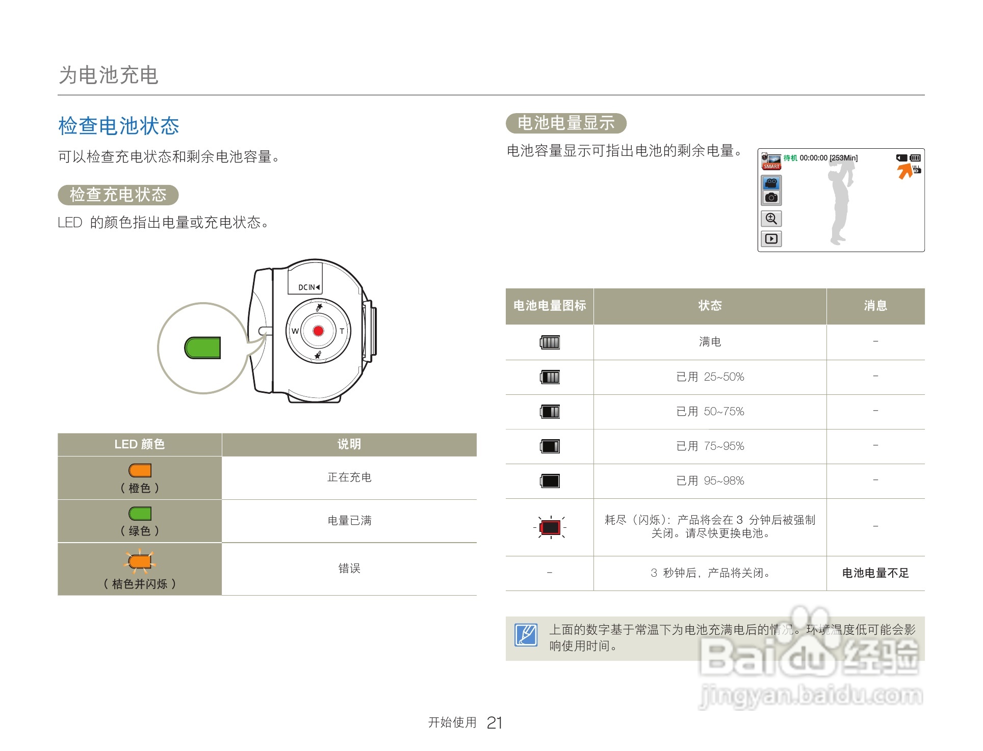 三星HMX-Q200TP高清晰数码摄像机使用说明书:[3]