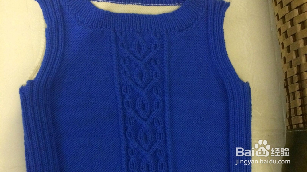 宝宝毛衣背心的编织方法