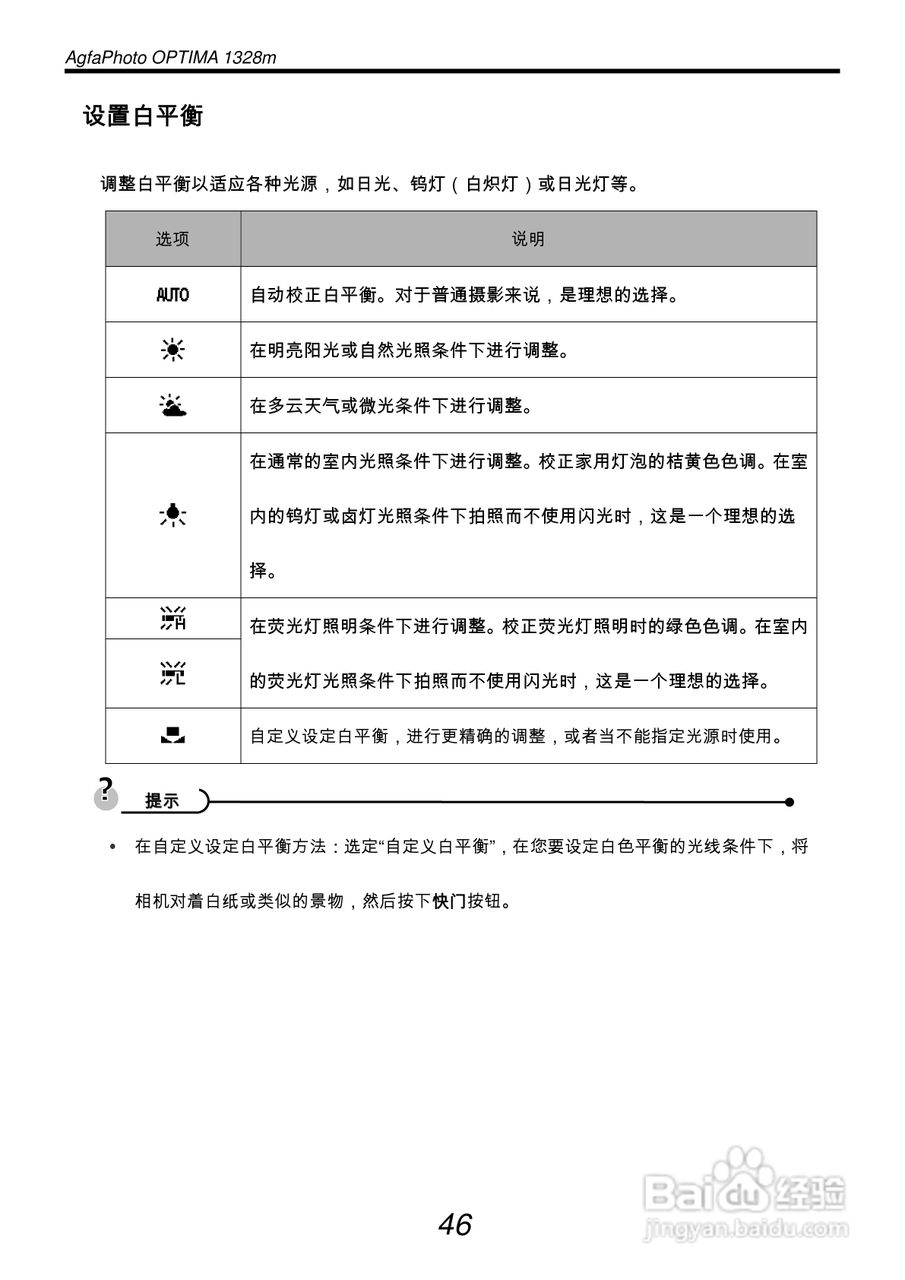 爱克发AgfaPhoto OPTIMA 1328m数码相机使用说明书:[6]