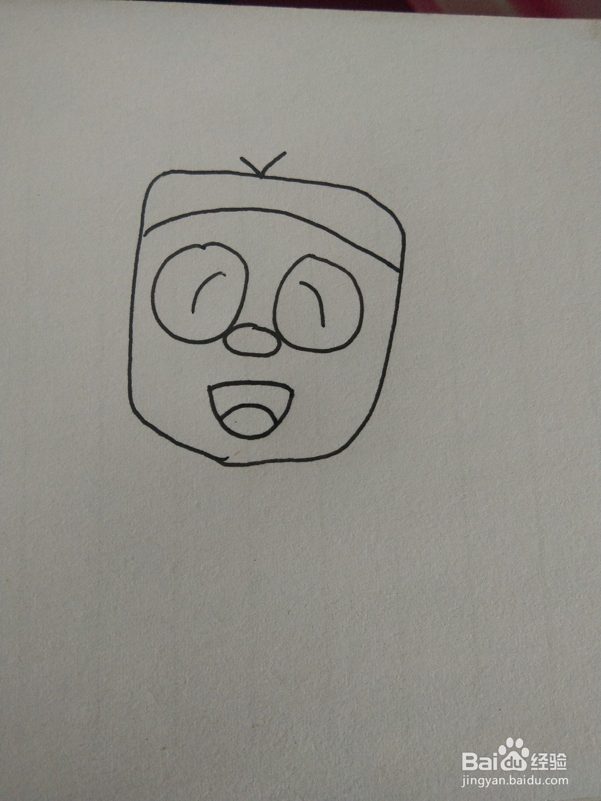 大雄怎么画简笔画