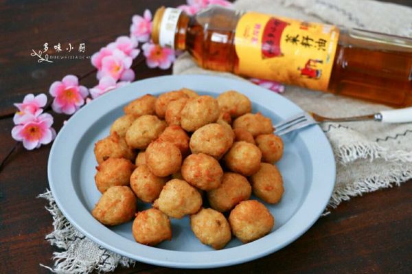 干炸丸子#金龙鱼外婆乡小榨菜子油 我要上春碗#