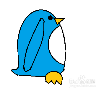 企鹅简笔画怎么画?