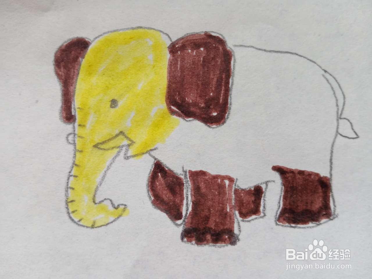 陆地动物简笔画