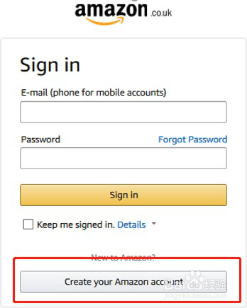 亚马逊北美站注册创建新用户、填写名称和邮箱