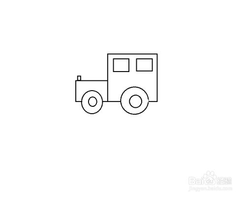 怎么画木制玩具小车