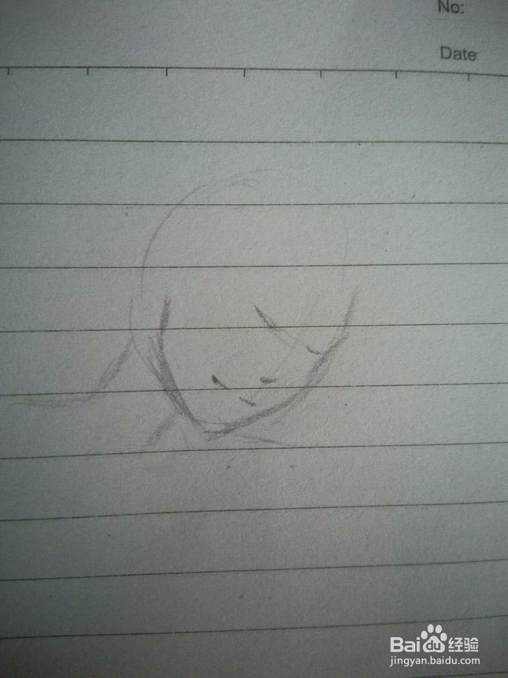 《风中女孩》漫画线稿手绘教程