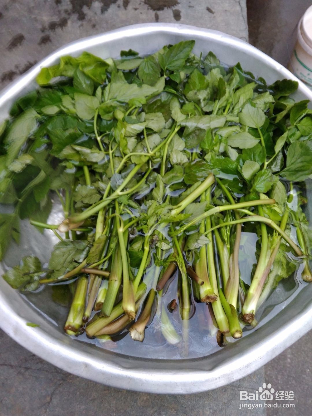 蒜香水芹菜的做法