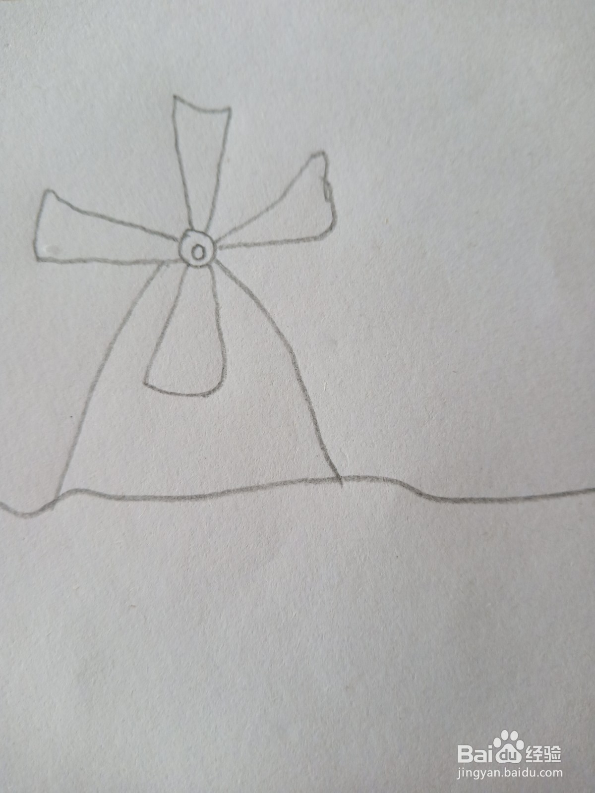 风车的简笔画