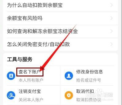 怎么查名下有几个支付宝账户