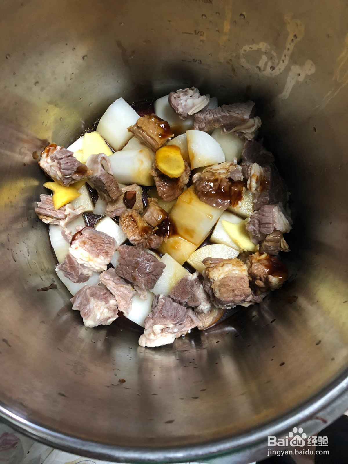 粤式萝卜炖牛腩的做法