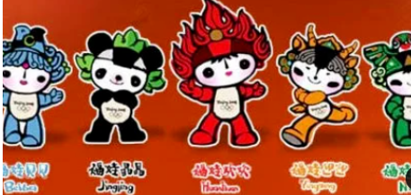 奥运福娃对应的五个事件是什么
