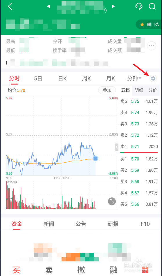 手机版中邮证券怎么设置MACD指标