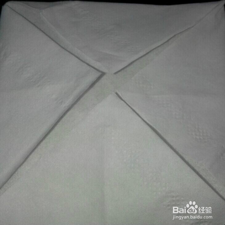 餐巾纸(衣服式)的折叠方法