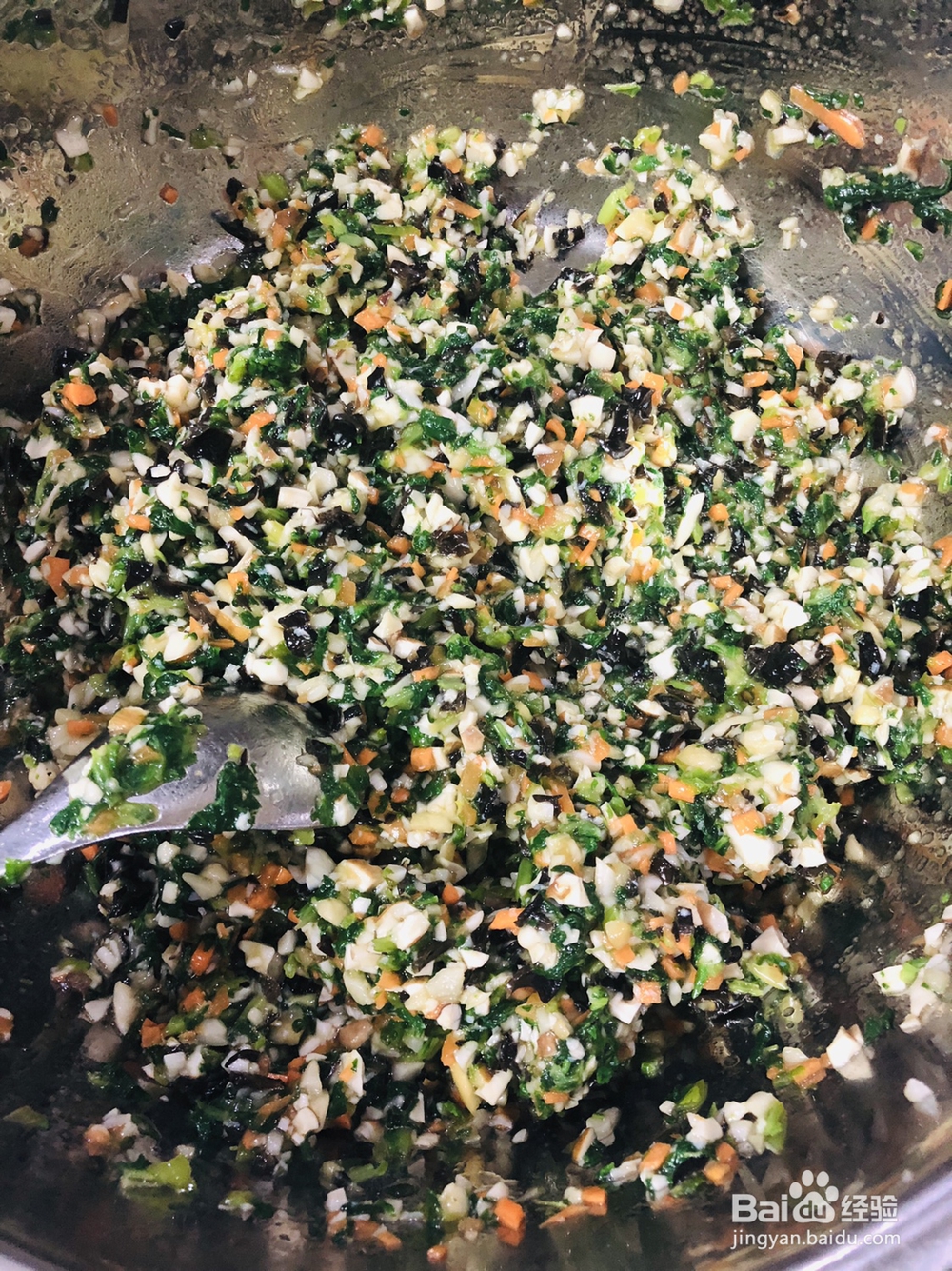 一个人做松茸小白菜蒸饺