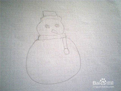 简笔画雪人的画法
