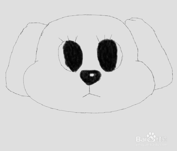 简笔画可爱小狗的画法