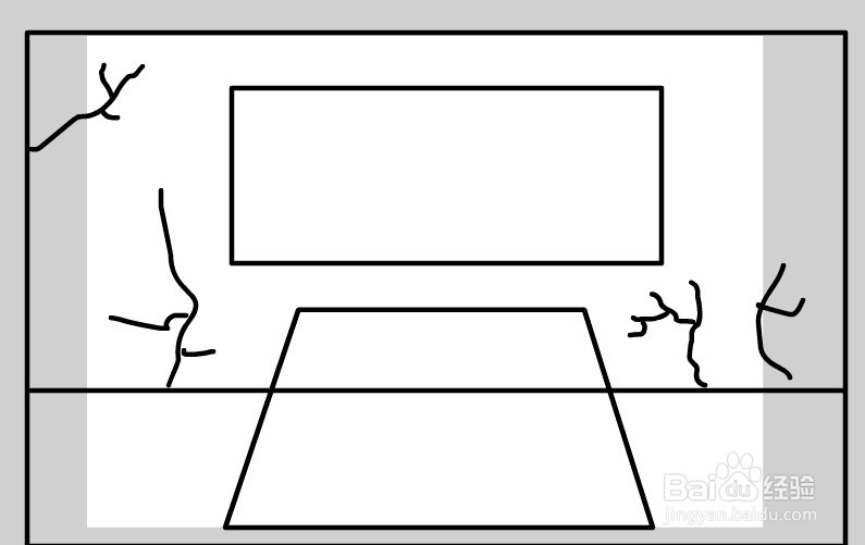 flash如何绘制一个办公室场景