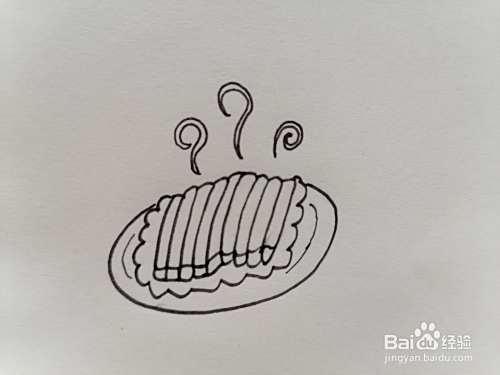 红烧羊排怎么画