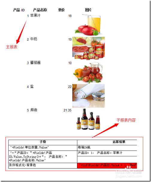 创建RDL报表中的子报表
