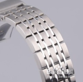 米兰钢带手表怎么调表带