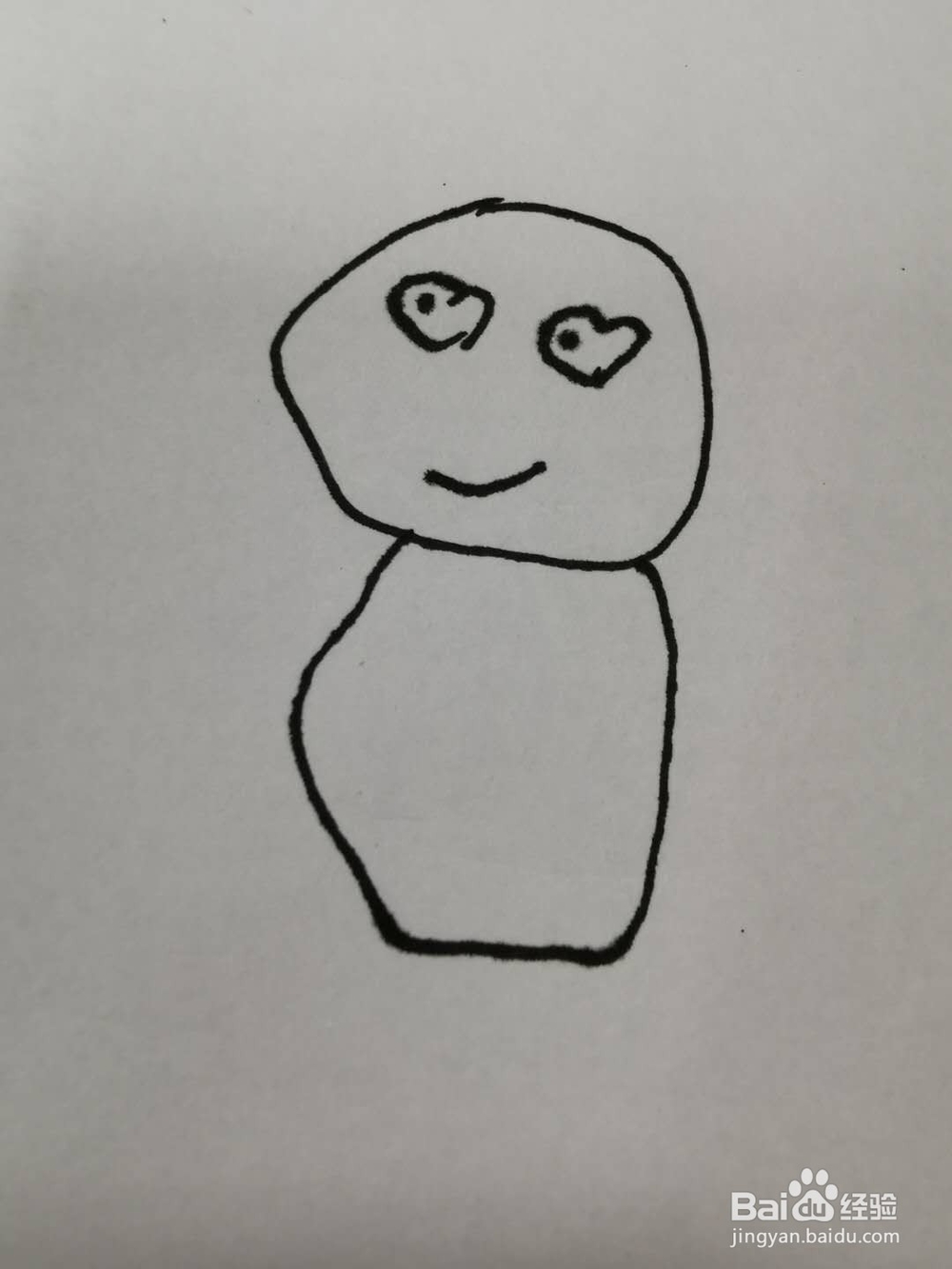 表白简笔画-表情包小丑人中的“爱你”怎么画