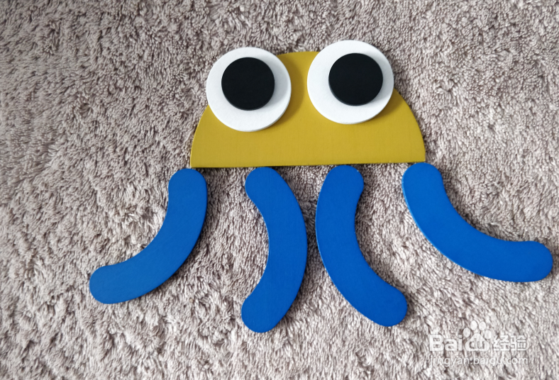 含四个香肠弯形的乌贼用蒙氏积木怎样拼?