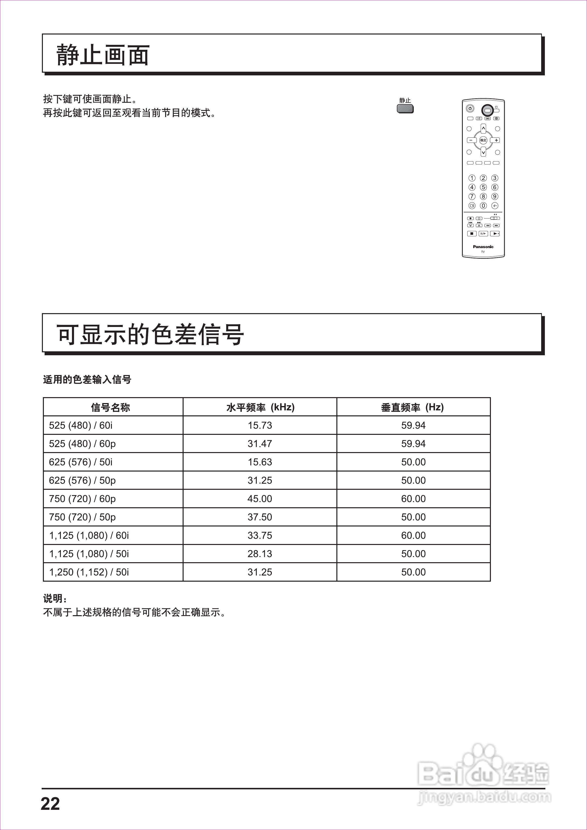 松下等离子电视机TH-42PA50C型说明书:[3]