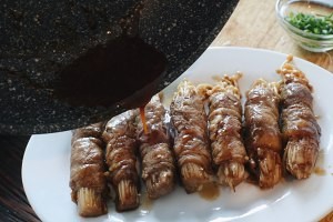 金针菇牛肉卷的做法