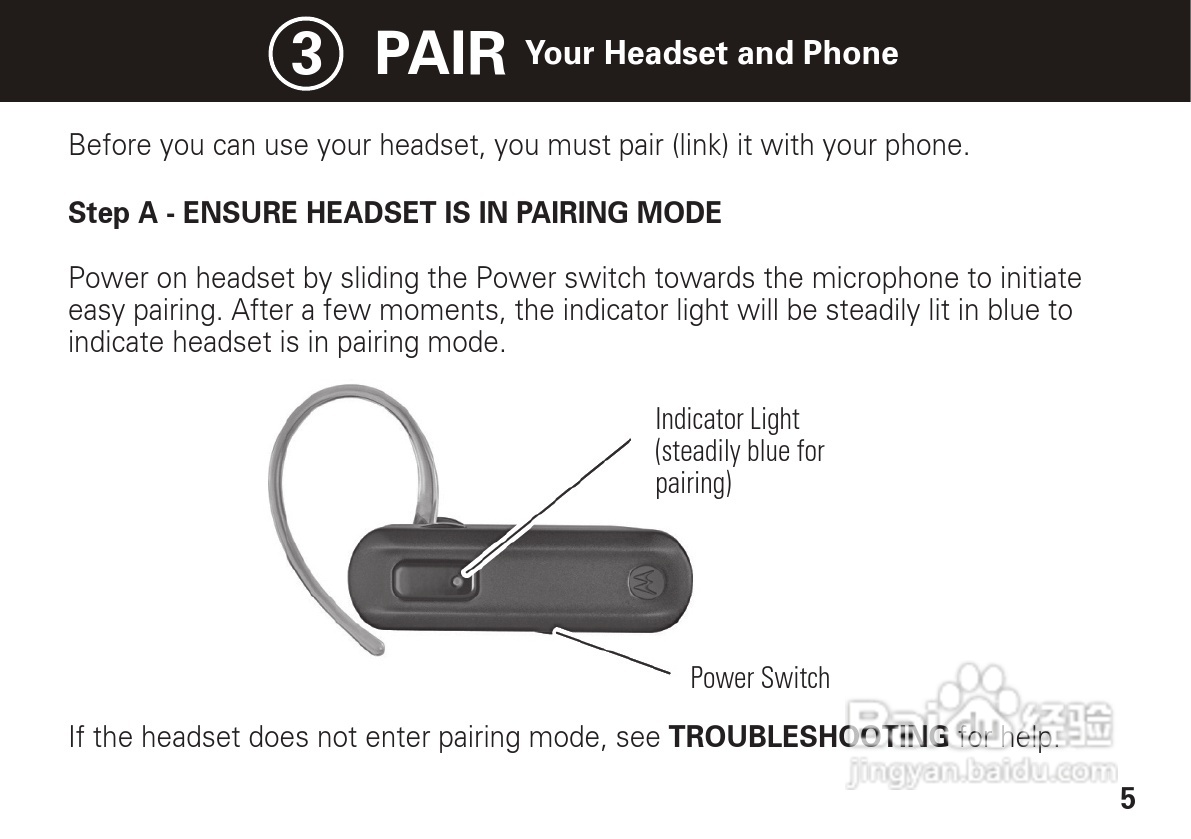 摩托罗拉H270蓝牙耳机使用说明书:[1]