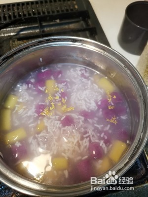 桂花酒酿芋圆的做法