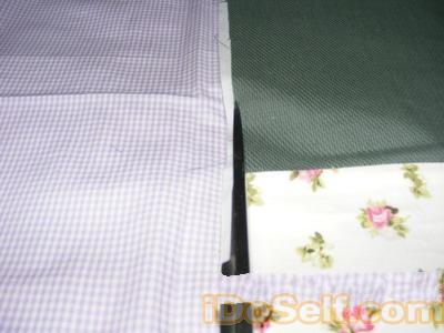 蝴蝶结长款布艺钱包的制作教程